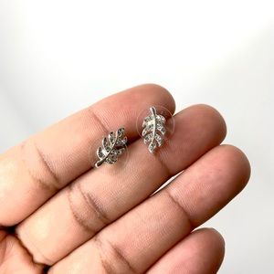 leaf earrings set